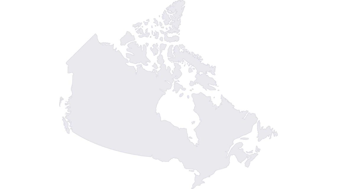 Graphique de la carte du Canada