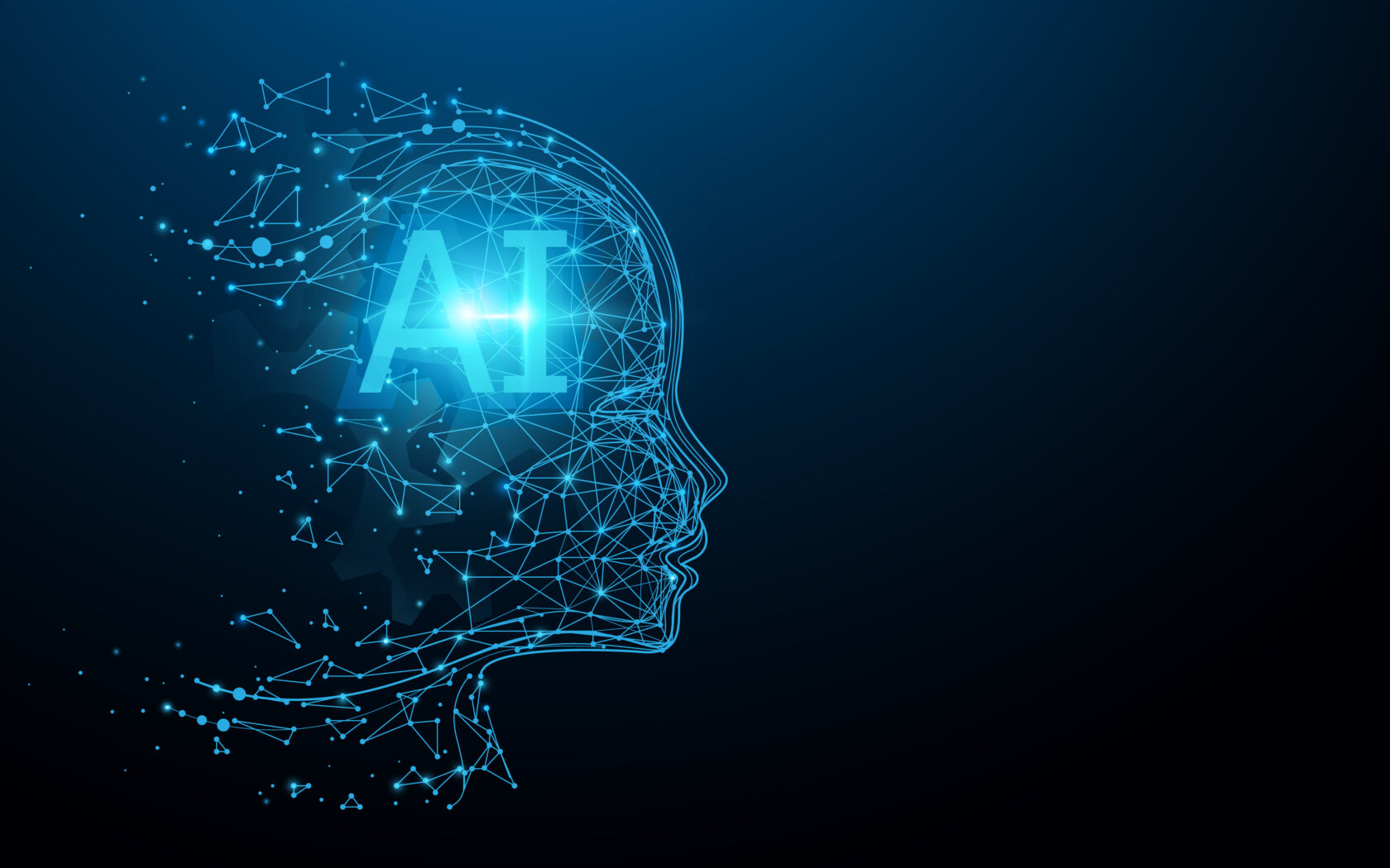 AI Artificial intelligence Ai digital brain Robotics concept